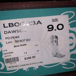 Dawson Western Boots Size 9